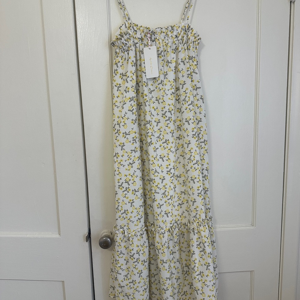 Floral Yellow Dress